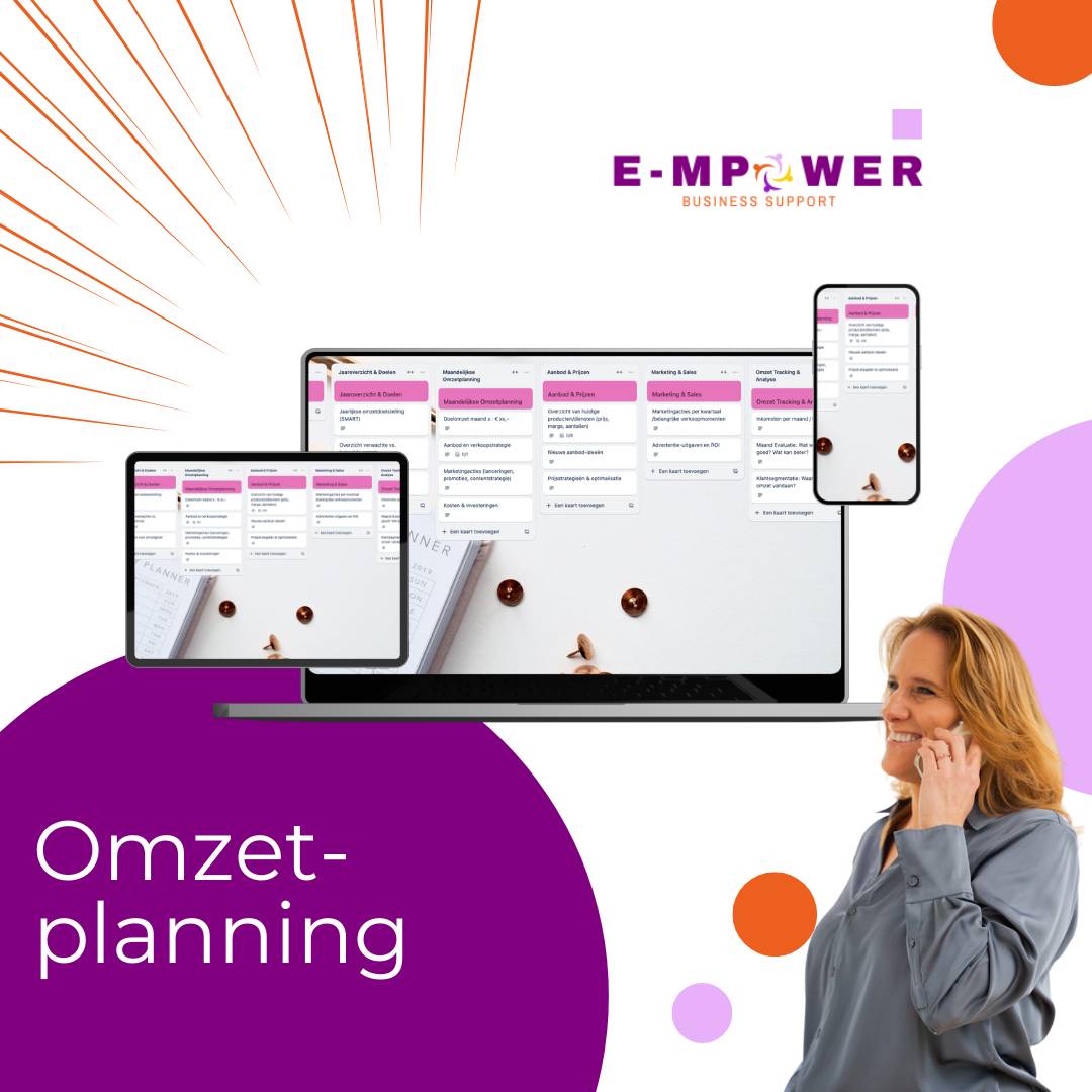 Trello template voor omzetplanning